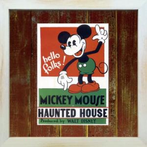 Disneyフレーム ゆうパケット ビンテージ ディズニー シリーズ Mickey Mouse 5 ミッキーマウス5 絵画 壁掛け 壁飾り インテリア｜ayuwara