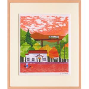 角井満夫 「清流」 F6号 日本画 : 大和田画廊 - 通販 - Yahoo