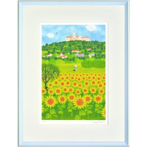 絵画 アート額絵 ポール・セザンヌ 花と果物のある静物 42×34cm