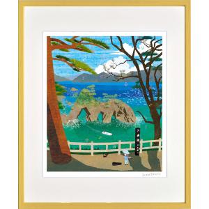 絵画 はり たつお 岩手県穴通磯 インテリア 壁 に飾る絵 リビング 玄関 ギフト 子ども部屋 壁掛け かわいい おしゃれ 元気になる絵 プレゼント｜ayuwara