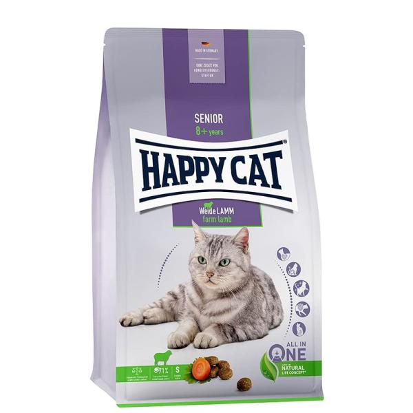 HAPPY CAT (ハッピーキャット) シニア ファーム ラム (牧畜のラム) - 消化器ケア 全...