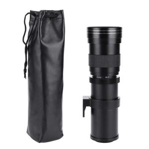 望遠レンズ、420-800mm F/8.3-16望遠レンズDSLRカメラ用手動ズームレンズ(キャノンEFマウント)｜az-select-store