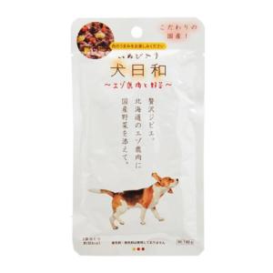 わんわん 犬日和 ドッグフード エゾ鹿肉と野菜 60グラム 6個セット(まとめ買い)