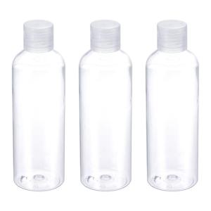 PATIKIL 200ml スクイズボトル 3本 補充可能 ディスペンシングボトル プラスチック フリップキャップ付き 旅行 世帯用 クリア｜az-select-store