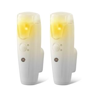 緊急LED懐中電灯、3-in-1充電式停電ライト、緊急事態用照明センサー常夜灯家庭用、多機能ポータブル自動ハンドヘルドライト、2パック｜az-select-store