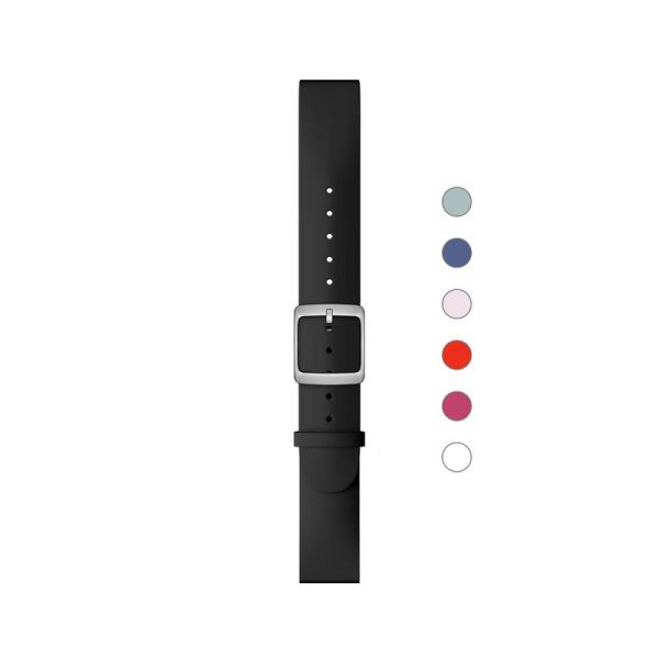 Withings スマートウォッチ 専用バンド(18mm) パントンカラー ブラック 日本正規代理店...