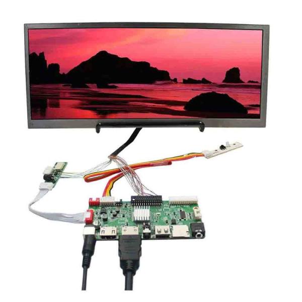 VSDISPLAY 12.3インチ液晶パネル 高輝度 解像度1920x720 LCDコントローラ基板...