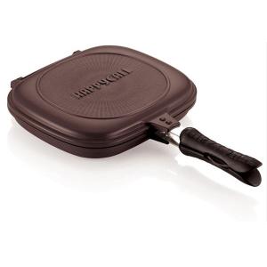 ハッピーコールホットクッカーグルメパン　IH用（直火も可）ブラウン　※2日〜7日お時間をいただきます