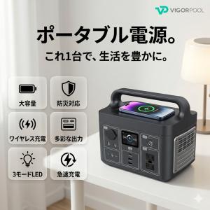 多摩電子工業 超小型ポータブル電源 80W ポーダブルバッテリー 非常用