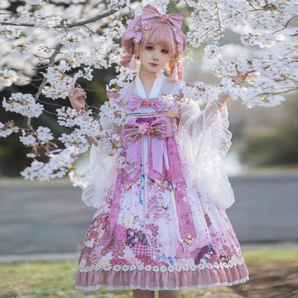 ロリータ ワンピース 半袖 ロリータ服 かわいい Lolita 可愛い フェミニン 甘い レディース...