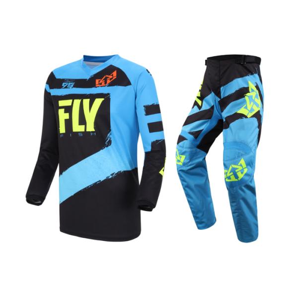 2021 オフロード モトクロス 上下セット ジャージ Tシャツ パンツ 春 夏 秋 3シーズン 吸...