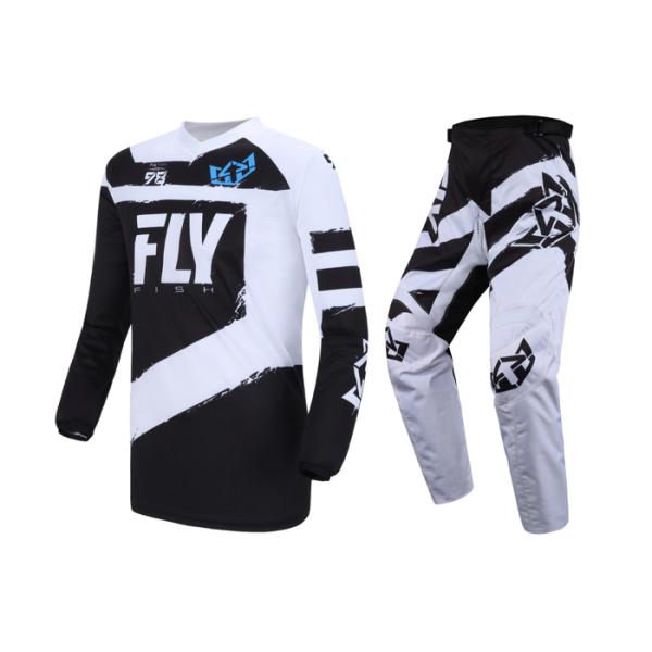 2021 オフロード モトクロス 上下セット ジャージ Tシャツ パンツ 春 夏 秋 3シーズン 吸...