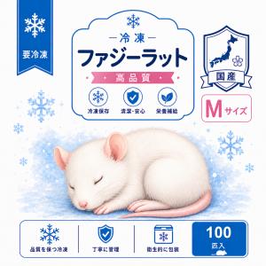 国産 冷凍 ラット ファジーラット M 60-...の詳細画像1