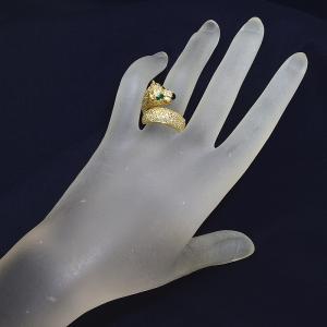 約0.30ct天然エメラルドリング 12号 K...の詳細画像1