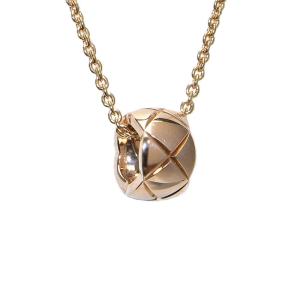シャネル ココクラッシュコレクションネックレス J12306 K18BG ココクラッシュネックレス K18PG ベージュゴールド 地金5.2g 中古 送料無料