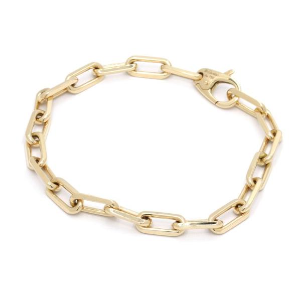 カルティエ サントスドゥカルティエブレスレット B6021300 K18YG 18.5cm チェーン...