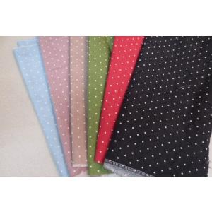 リネン 細かいドット 赤系 ワンピース スカー...の詳細画像2