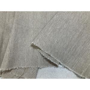 リネン45% コットン55% ナチュラルxベー...の詳細画像1