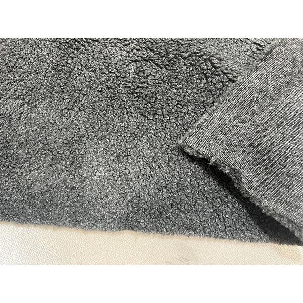 特価　トスカーナ　ボアニット　ポリエステル65％　アクリル35％　チャコール　アウター　小物等　幅1...