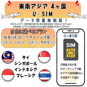 東南アジア SIM プリペイドSIM 1GB 2...の商品画像