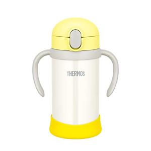 サーモス(THERMOS) まほうびんのベビーストローマグ FJL-350 イエローホワイト (YW...