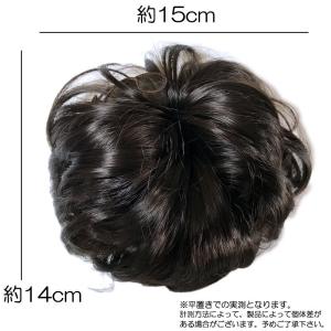 ウィッグ 和装 つけ毛 付け毛 シニヨン ヘア...の詳細画像5