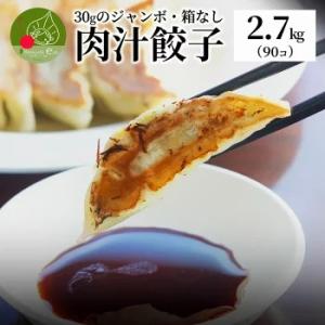 お徳用 本格餃子 肉汁餃子 家庭用 2.7kg(90個入り) ジャンボ餃子 餃子 ぎょうざ ギョウザ ギョーザ 国産 生餃子 冷凍 惣菜 にんにく ニンニク お取り寄せ 中華｜azimiya