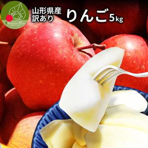 りんご 訳あり 5kg 山形県産 サンふじ 他品種 リンゴ 茶箱 ご家庭用 料理 ジュース お徳用 自家用 産地直送 送料無料 遠方送料加算｜azimiya