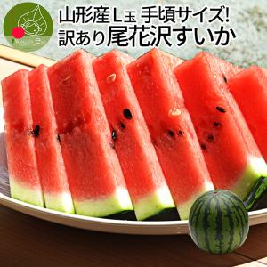 すいか 訳あり L 5kgから6.8kg前後 1玉 尾花沢産 スイカ