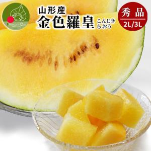 金色羅皇 こんじきらおう 2玉入り 大玉 すいか 入荷次第発送いたし