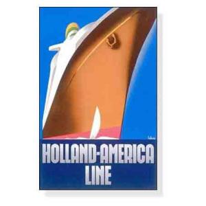 ポスター アート Holland America Line｜aziz