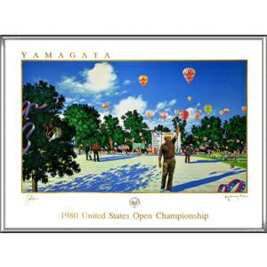 United States Open 1980/ヒロ ヤマガタ/額装済