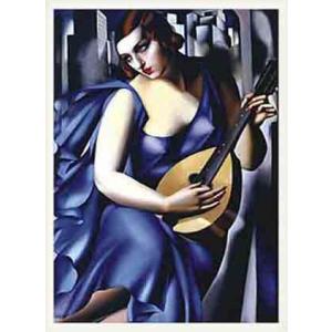 ポスター アート ヴァンスの恋人（マルク シャガール） 額装品 ウッド