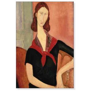 ジャンヌ・エビュテルヌの肖像（アメデオ モディリアーニ） 額装品
