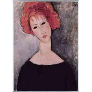 ジャンヌ・エビュテルヌの肖像（アメデオ モディリアーニ） 額装品