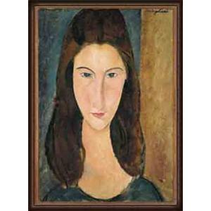 ジャンヌ・エビュテルヌの肖像（アメデオ モディリアーニ） 額装品