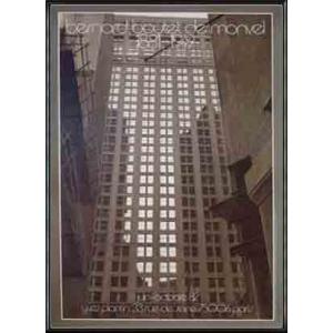 ポスター アート NEW YORK 1928 Architecture Exhibition（ベルナール・ブーテ=ド=モンヴェル） 額装品  アルミ製ハイグレードフレーム