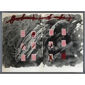Cartas por la teresa 2 1974（アントニ タピエス） 額装品 アルミ製