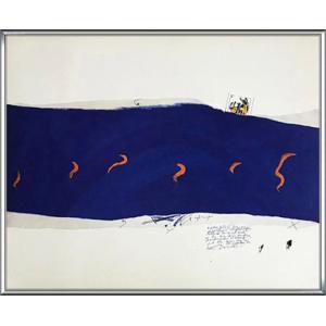 Cartas por la teresa 2 1974（アントニ タピエス） 額装品 アルミ製