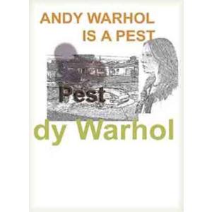 ポスター アート Andy Warhol is a Pest 限定100枚（ヨハネス アルバーズ） 額装品 ウッドベーシックフレーム｜aziz