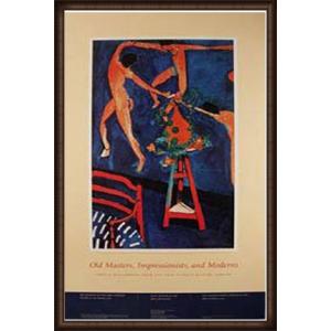 ポスター アート Nasturtiums and The Dance、 1912（アンリ マティス） 額装品 ウッドハイグレードフレーム｜aziz