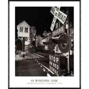 ポスター アート ルレーの交差点 バージニア州 1955（ウインストン リンク） 額装品 アルミ製ハイグレードフレーム｜aziz