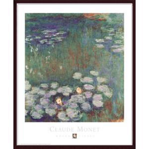 Water Lilies（クロード モネ） 額装品 ウッドベーシックフレーム｜aziz