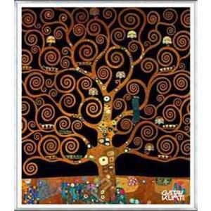 接吻（グスタフ クリムト） 額装品 アルミ製ハイグレードフレーム : az