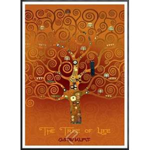 接吻（グスタフ クリムト） 額装品 アルミ製ハイグレードフレーム : az