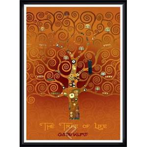 接吻（グスタフ クリムト） 額装品 アルミ製ハイグレードフレーム : az