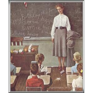 New Kids in the Neighborhood（ノーマン ロックウェル） 額装品