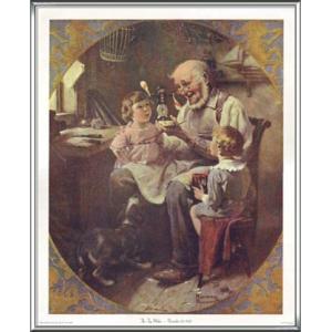 Knuckles Down（ノーマン ロックウェル） 額装品 ウッドハイグレード