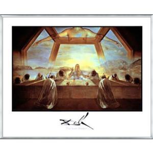 最後の晩餐（サルバドール ダリ） 額装品 アルミ製ハイグレード