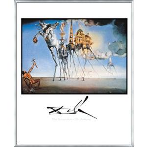 柔らかい時計（サルバドール ダリ） 額装品 ウッドベーシックフレーム